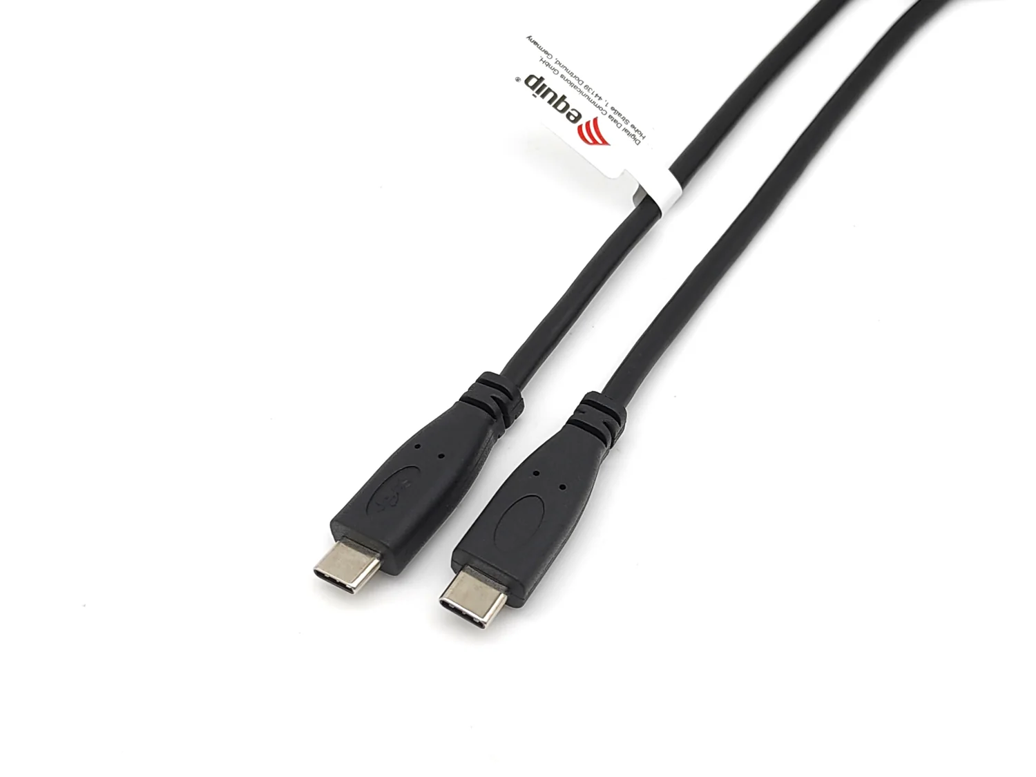 Cabo USB-C para USB-C Equip USB 2.0 3m 60W PD 480Mbps Preto - Imagem 2
