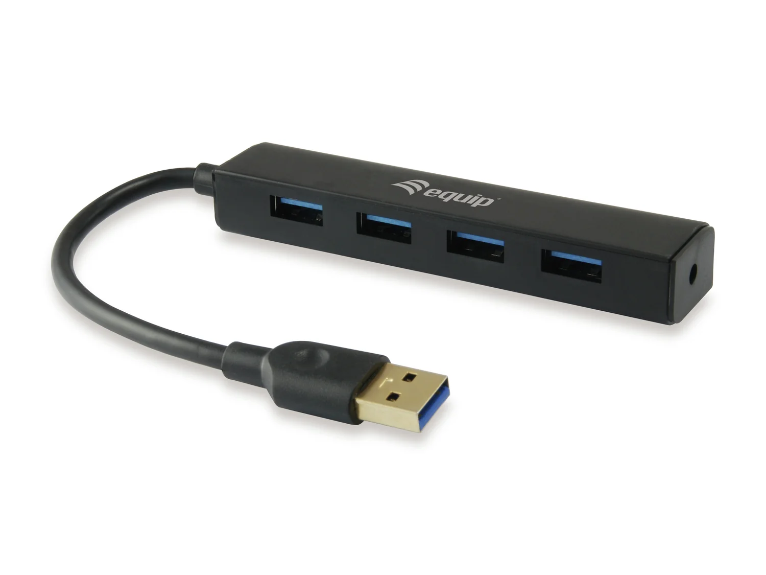 Hub USB 3.0 Equip 128953 4 Portas 5 Gbps Plug and Play Preto - Imagem 1