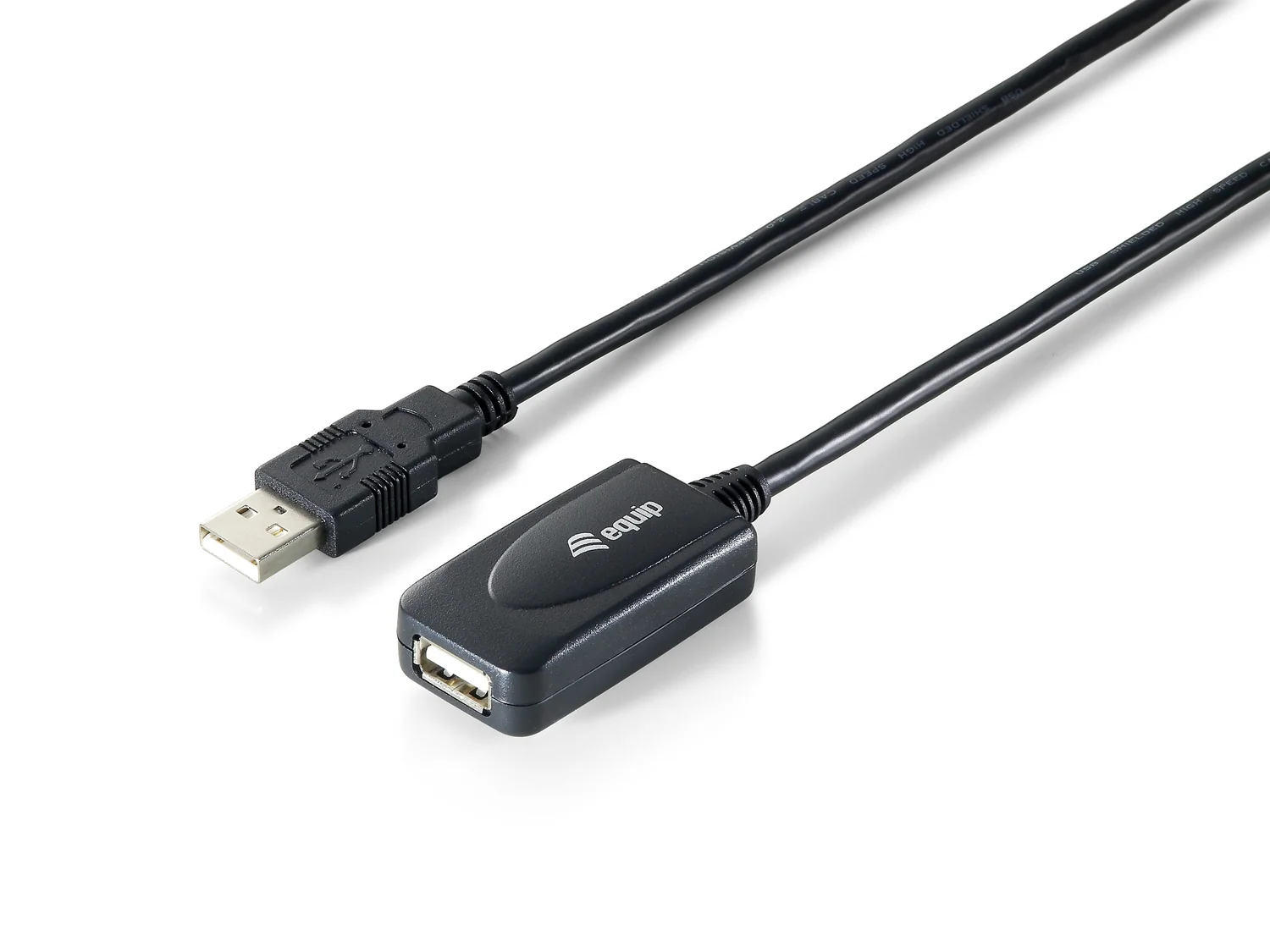 Cabo de extensão ativa USB 2.0 Equip 15 m Macho/Fêmea Preto - Imagem 1