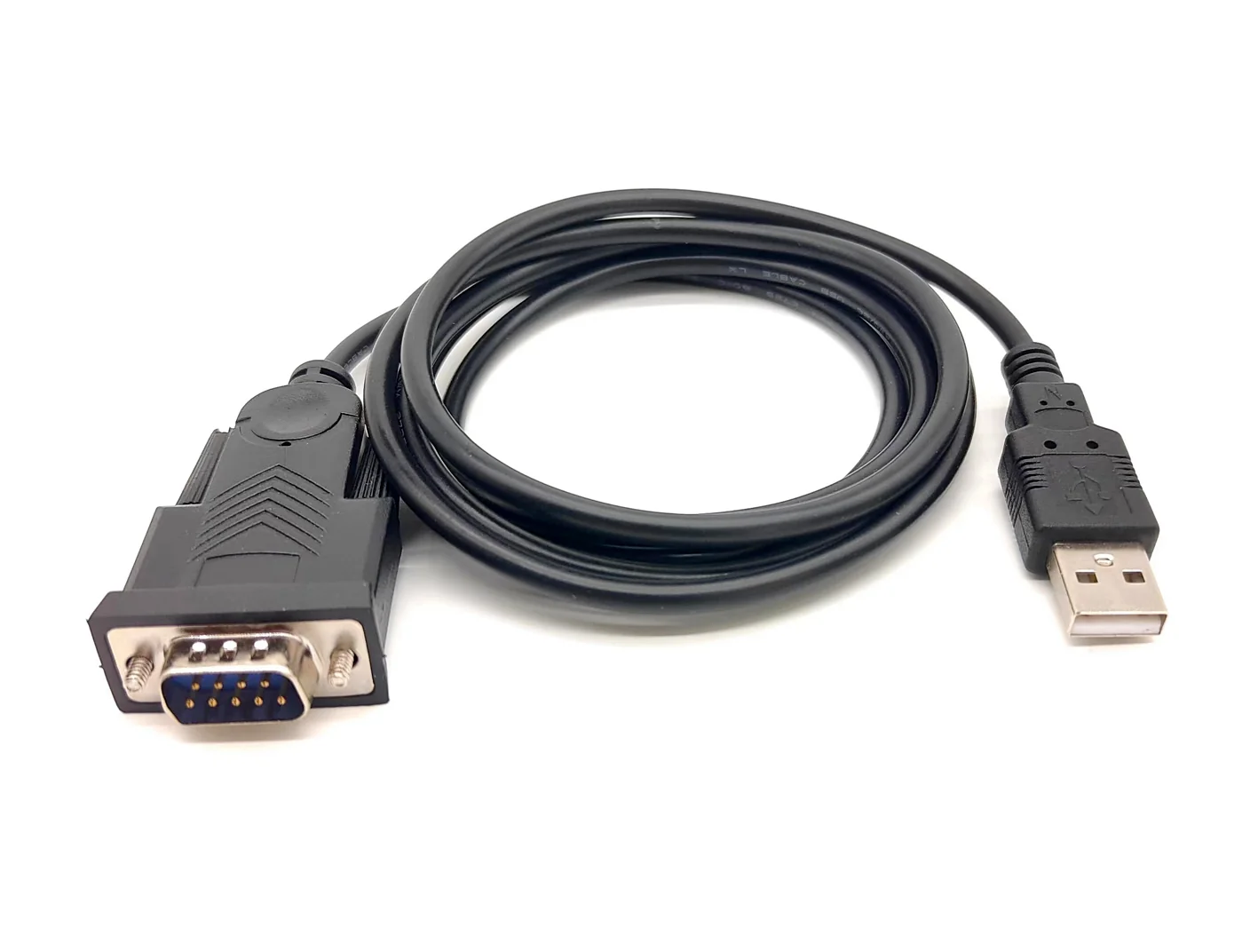 Cabo Adaptador USB-A para Série DB9 Equip 1.5m Chipset Prolific PL2303GT Preto - Imagem 2