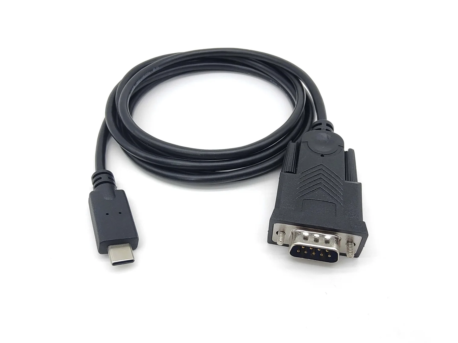 Cabo Adaptador USB-C para Série DB9 Equip 1.5m Macho/Macho Preto - Imagem 2