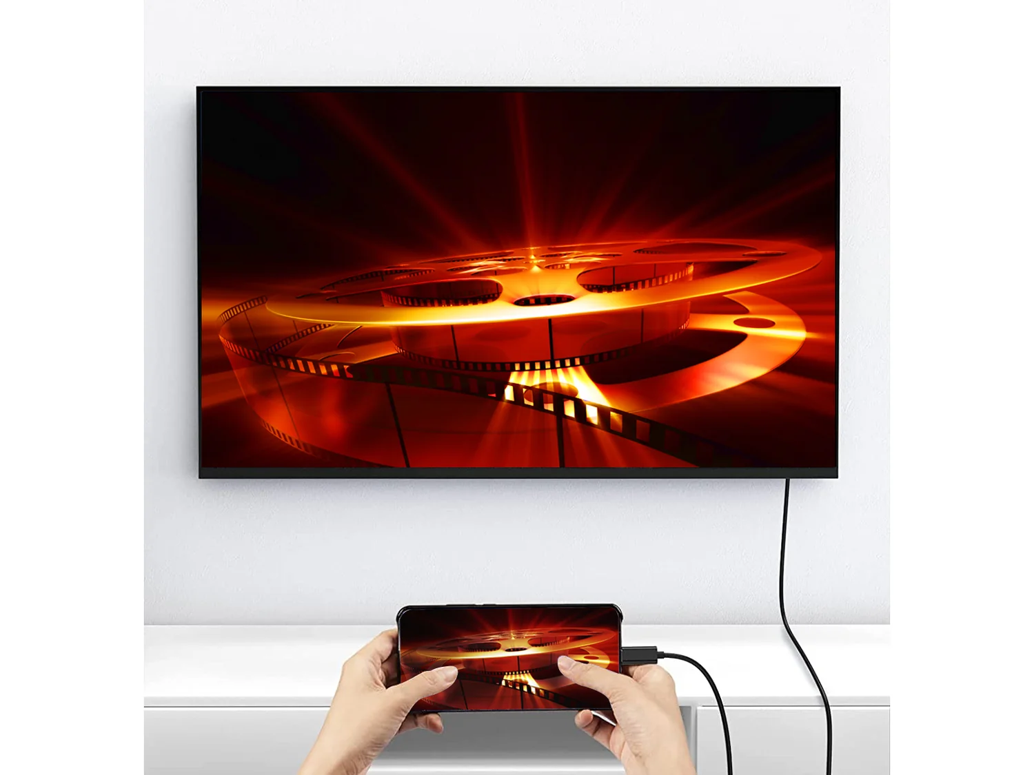 Cabo adaptador USB-C para HDMI Equip 4K 60Hz 3m blindagem alumínio - Imagem 6