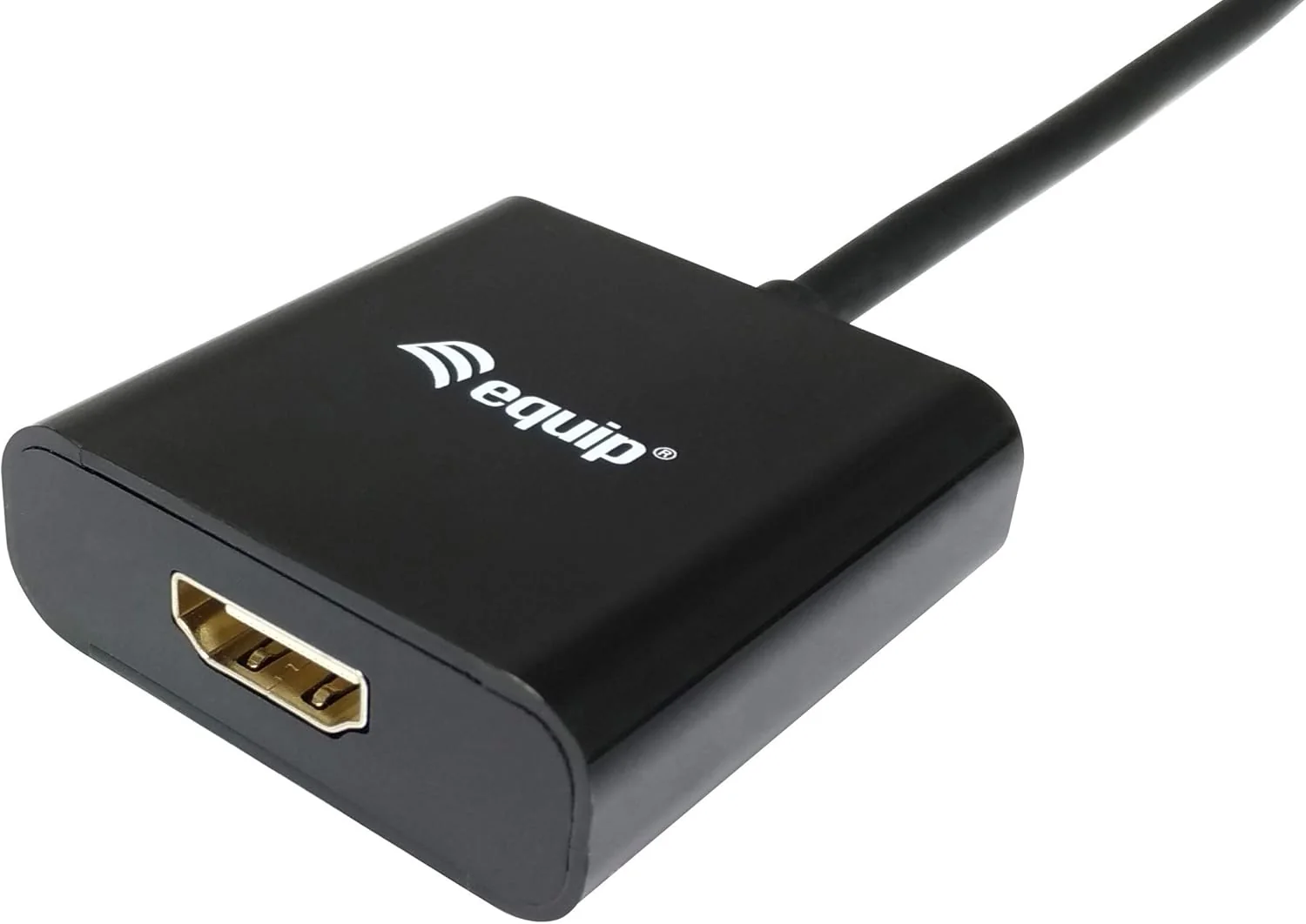 Adaptador DisplayPort para HDMI Macho/Fêmea Full HD 1080p Plug and Play — Equip 133438 - Imagem 2