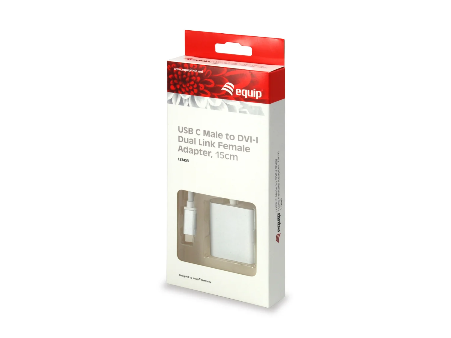 Adaptador USB-C para DVI-I Dual Link Macho/Fêmea Equip - Imagem 4