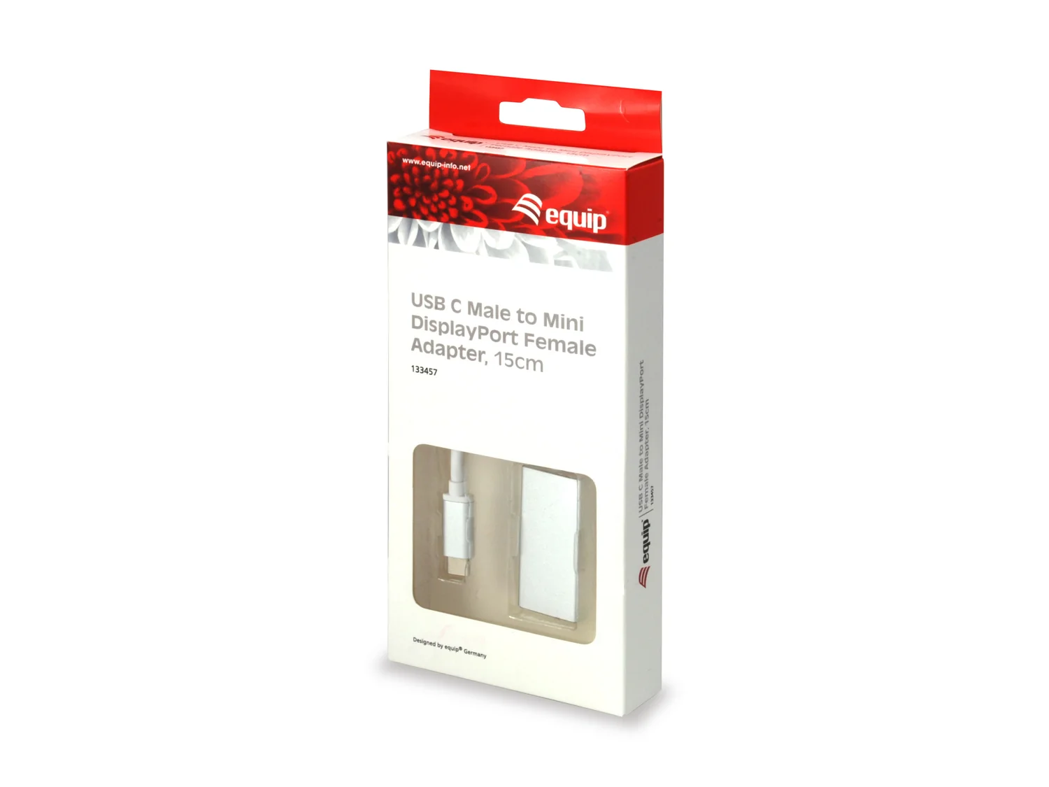 Adaptador USB-C para Mini DisplayPort Macho/Fêmea Equip — 4K 60Hz - Imagem 4