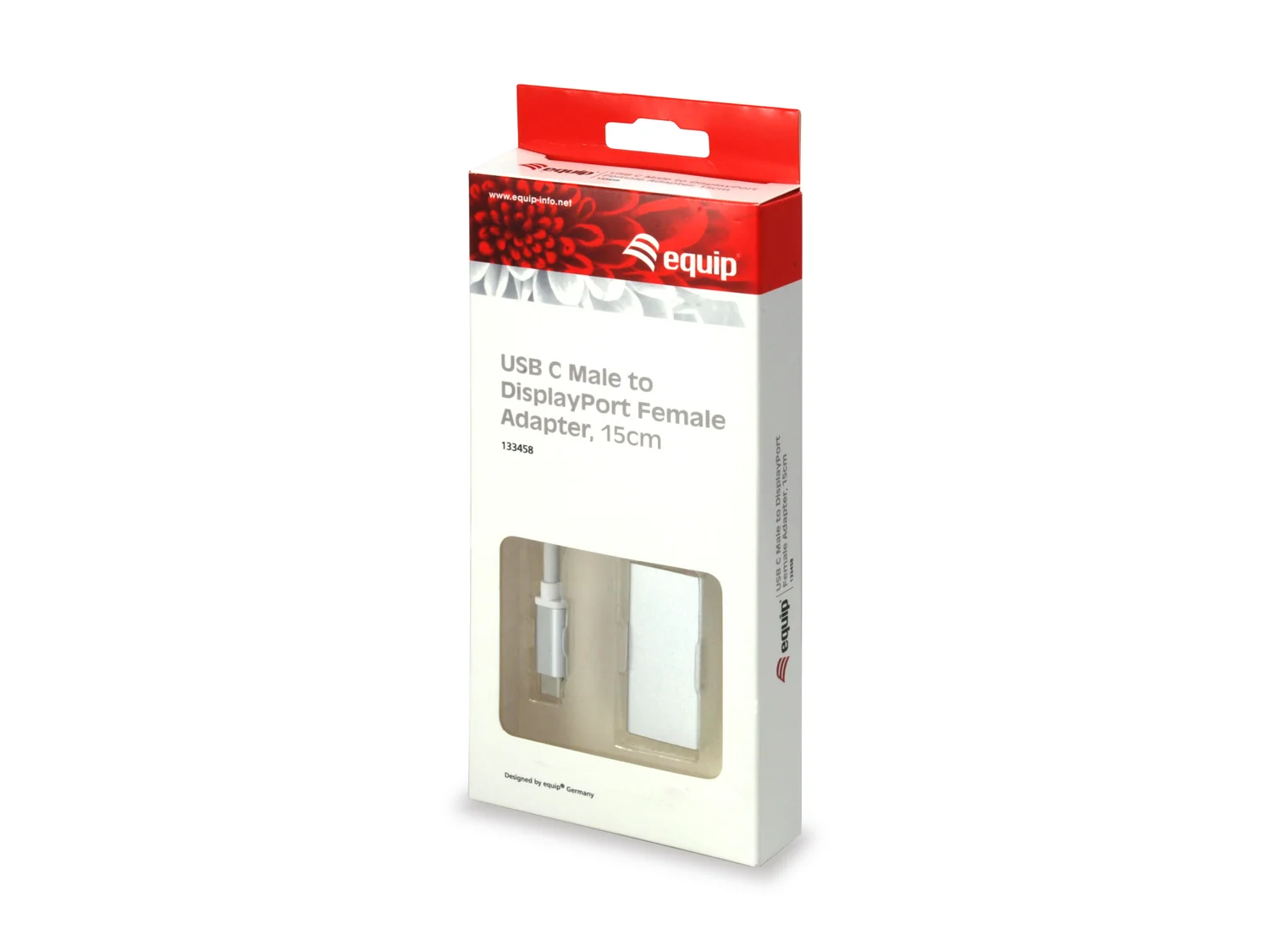 Adaptador USB-C para DisplayPort Equip 4K 60 Hz branco - Imagem 4