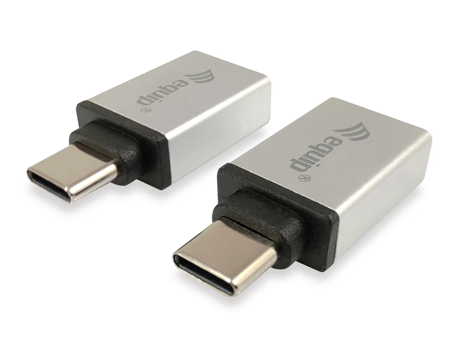 Adaptador USB-C para USB-A Equip em Alumínio Prateado (Pack 2 unid.) - Imagem 2