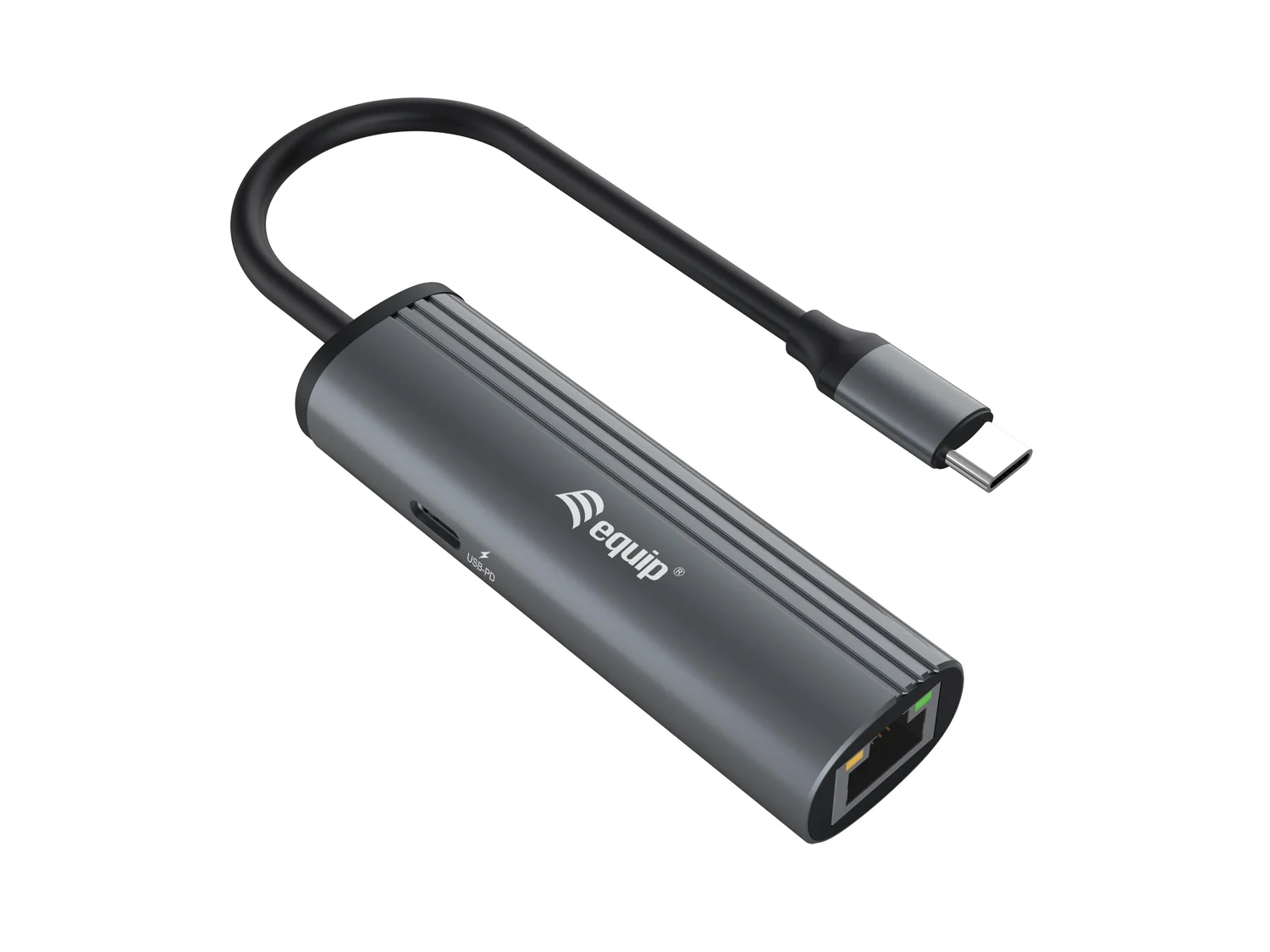Adaptador USB-C para Rede Gigabit RJ45 com Power Delivery 100W Equip 133486