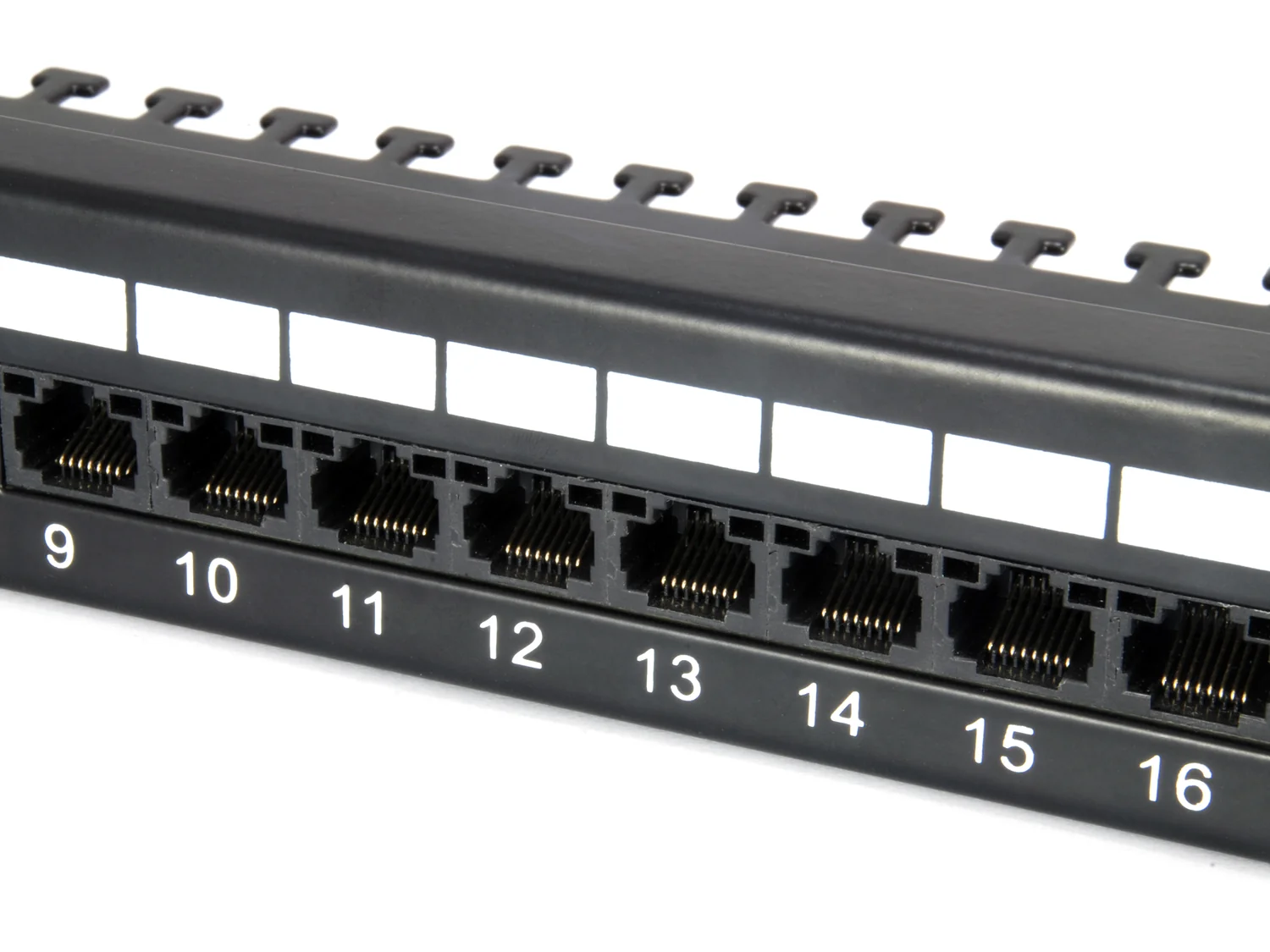 Patch Panel Cat.6 24 Portas RJ-45 19" 1U Equip para Rack Preto - Imagem 4