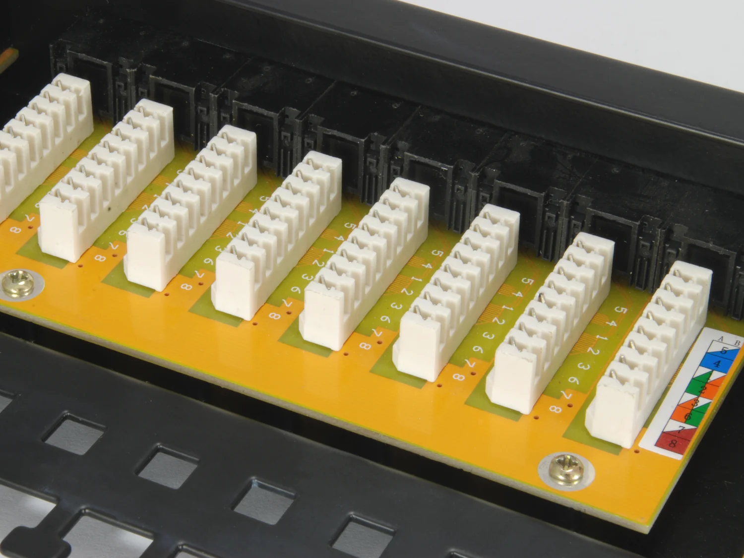Patch Panel Cat.6 24 Portas RJ-45 19" 1U Equip para Rack Preto - Imagem 6