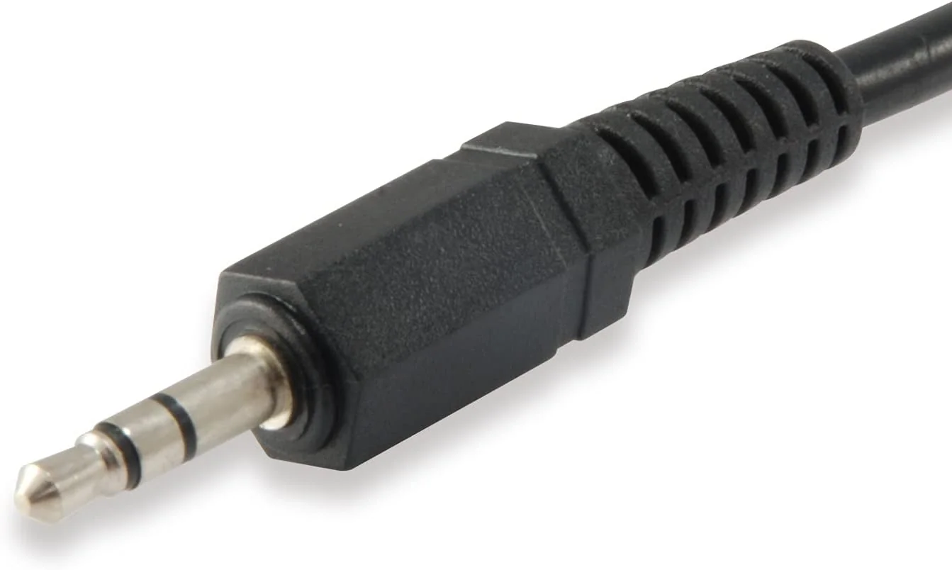 Cabo de Áudio Jack 3.5mm Macho/Macho 2.5m Preto Equip (14708107) - Imagem 2