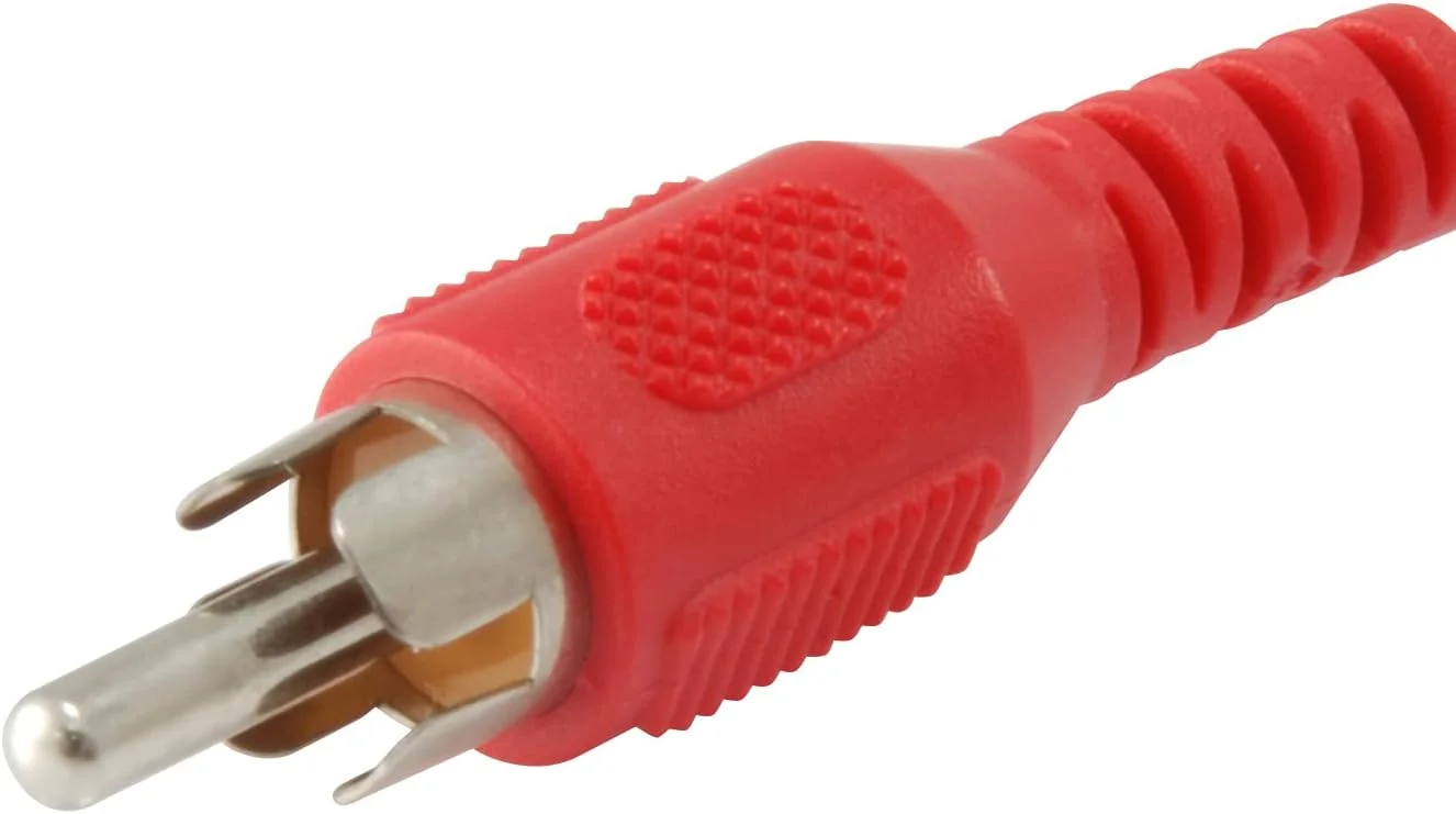 Cabo de áudio jack 3,5 mm para 2x RCA Equip Macho/Macho 2,5 m Preto - Imagem 3