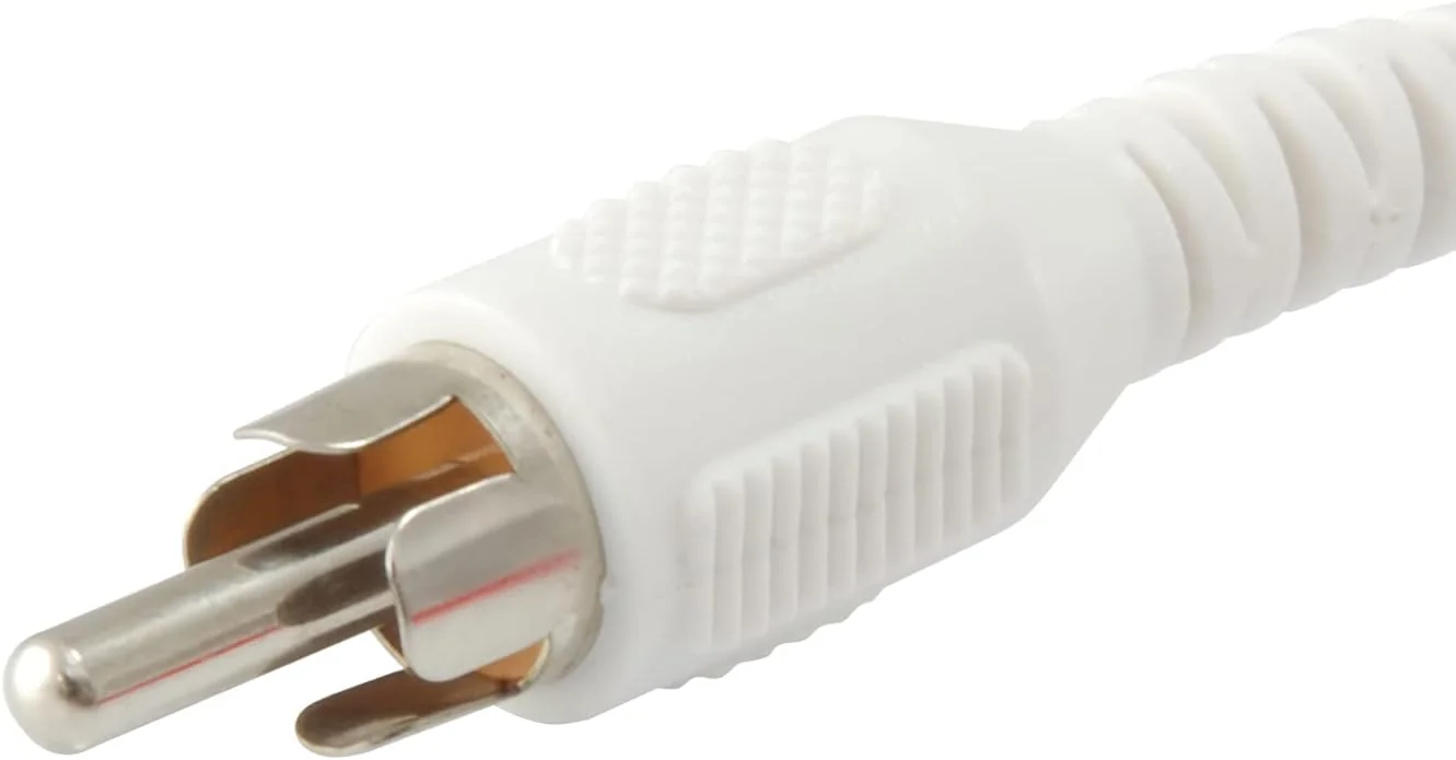 Cabo de áudio jack 3,5 mm para 2x RCA Equip Macho/Macho 2,5 m Preto - Imagem 2