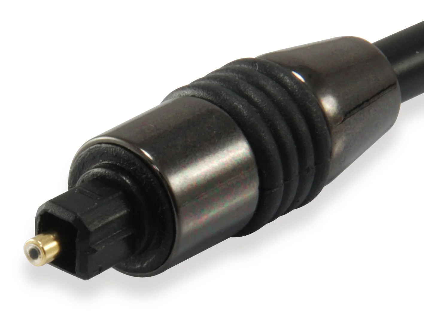Cabo de Áudio Óptico Toslink Digital 1.8m Preto Equip (147921) - Imagem 2