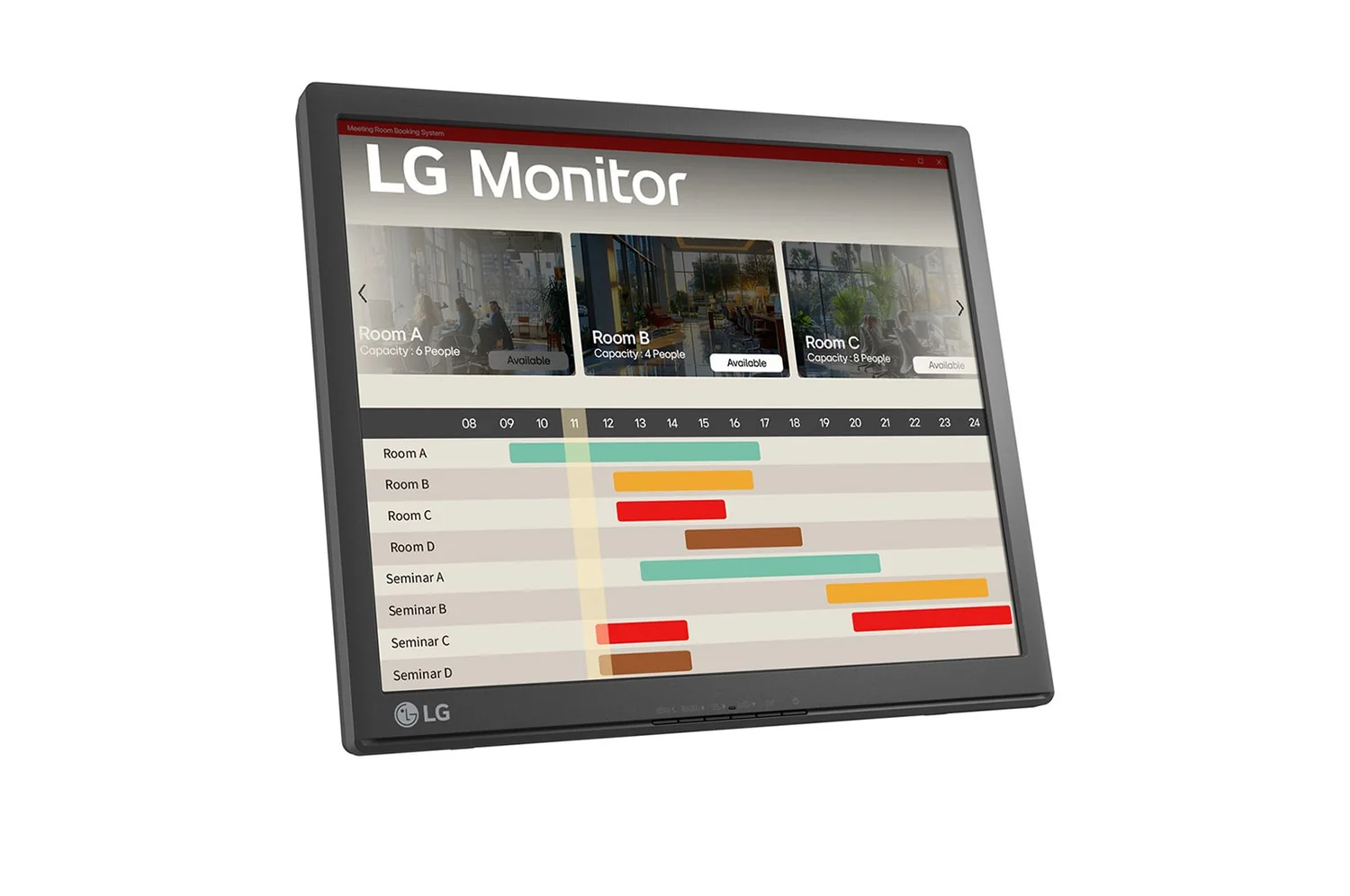 Monitor Tátil LG 17BR30T-B 17" SXGA 5:4 VGA Touch Screen - Imagem 2