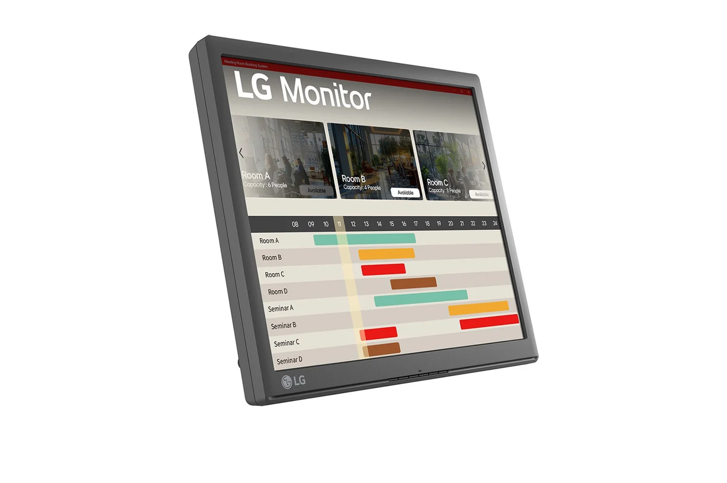 Monitor Tátil LG 17BR30T-B 17" SXGA 5:4 VGA Touch Screen - Imagem 3