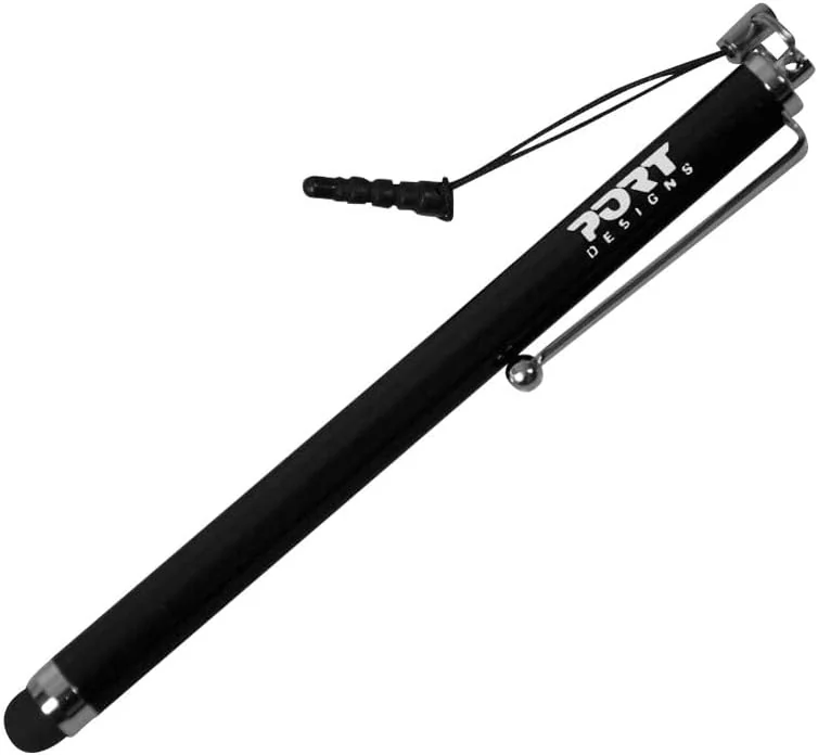 Stylus para Tablet Port Designs — Preto, Escrita e Desenho Preciso