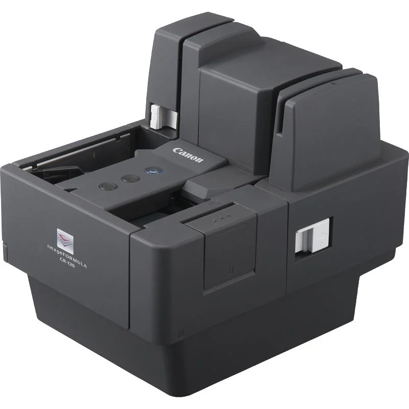 Scanner de cheques Canon imageFORMULA CR-120 UV 120 ppm duplex 600 DPI - Imagem 1