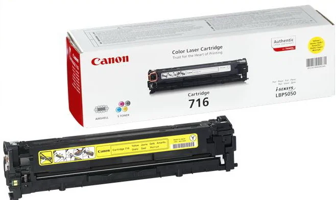 Toner Canon 716 amarelo original 1500 páginas para LBP5050 LBP5050n MF8030Cn