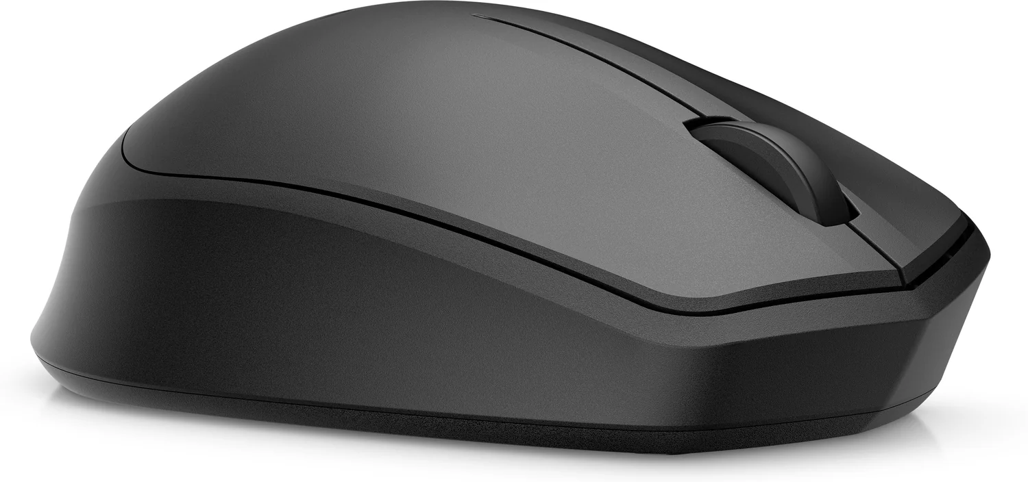Rato sem fios HP 280 Silent ergonómico para destros clique silencioso preto - Imagem 3