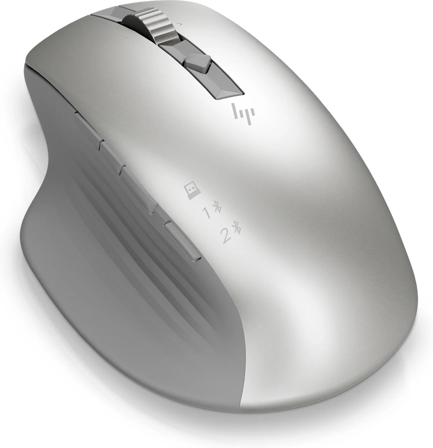 Rato sem Fios HP 930 Creator Bluetooth 3000 DPI 7 Botões Recarregável USB-C — Prateado - Imagem 2