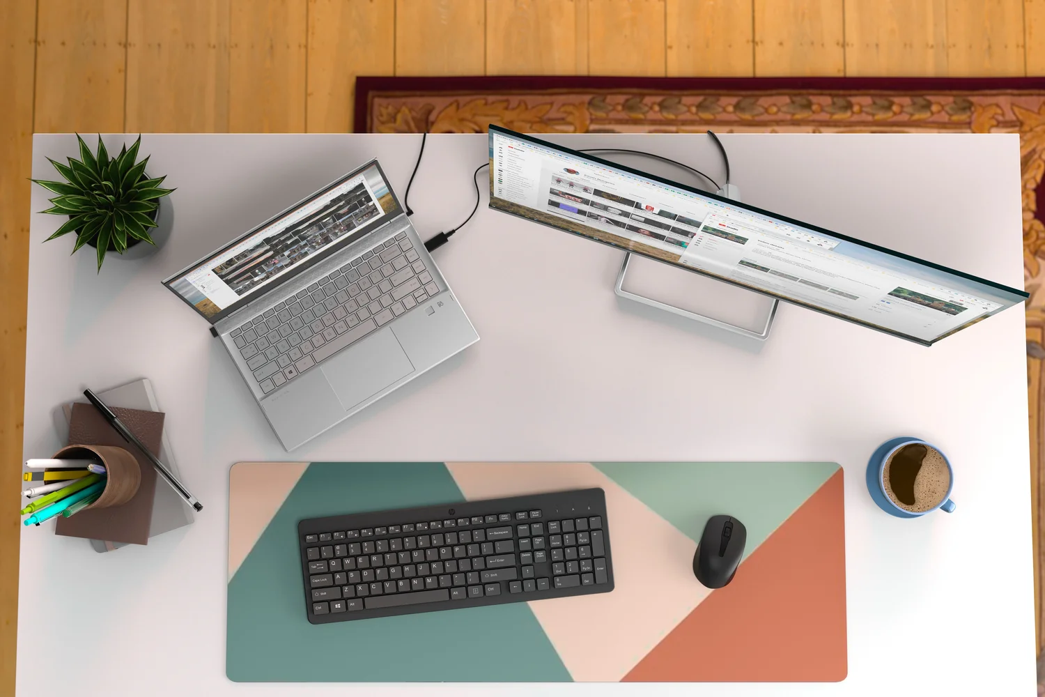 Rato sem Fios HP 930 Creator Bluetooth 3000 DPI 7 Botões Recarregável USB-C — Prateado - Imagem 13