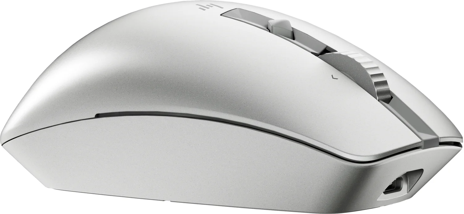 Rato sem Fios HP 930 Creator Bluetooth 3000 DPI 7 Botões Recarregável USB-C — Prateado - Imagem 5
