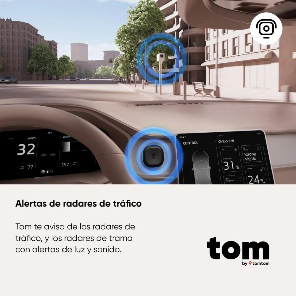 GPS TomTom TOM BY TOMTOM — Navegador Portátil de Condução - Imagem 3