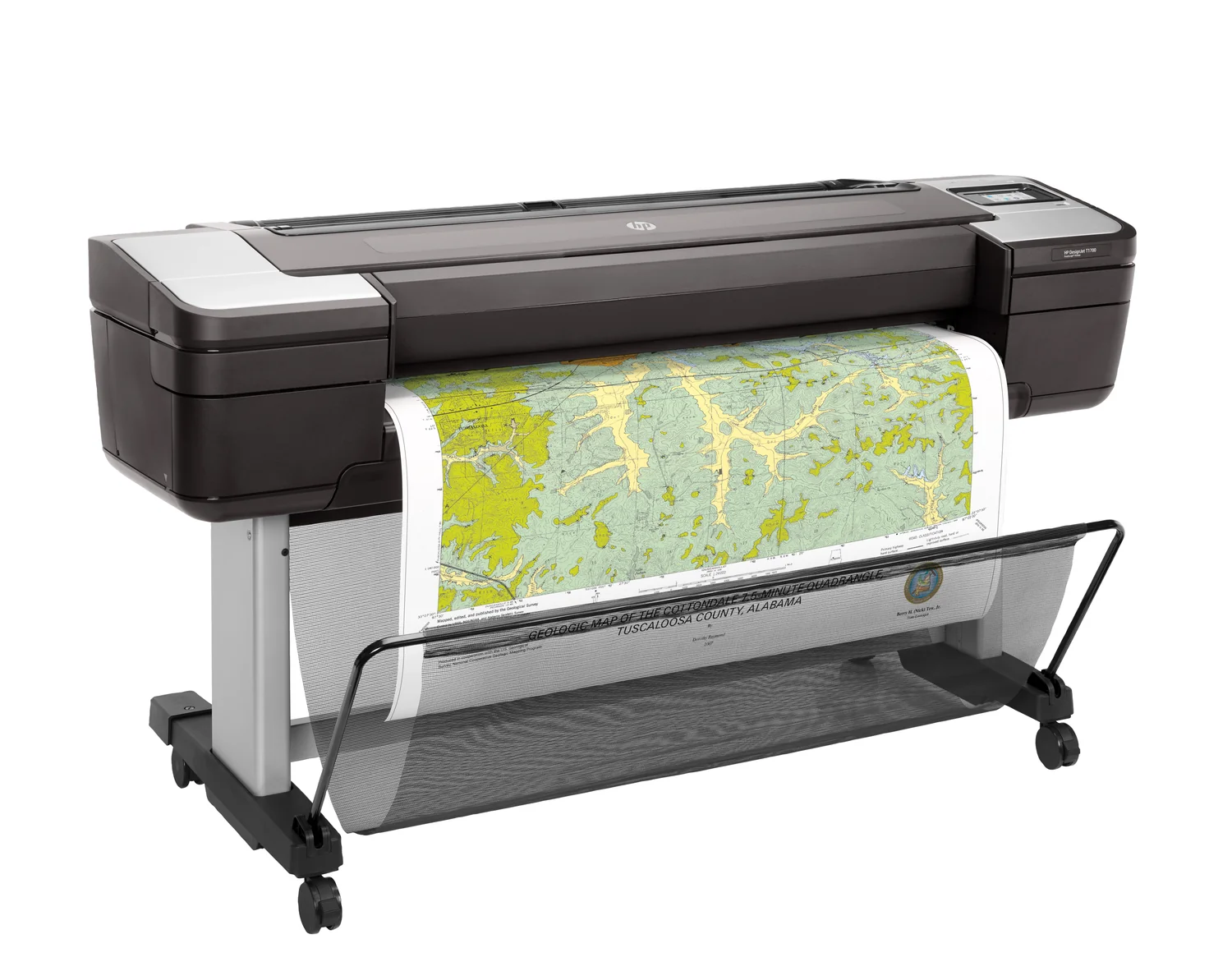 Plotter HP DesignJet T1700 44" PostScript 2400x1200 DPI 6 Cores 500GB HDD Ethernet USB - Imagem 4