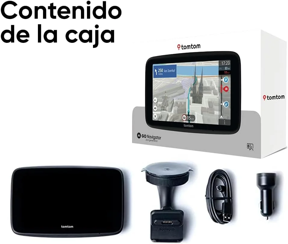 GPS TomTom GO Navigator 6" 2ª Geração com Ecrã 6 Polegadas e Mapas Mundo - Imagem 8
