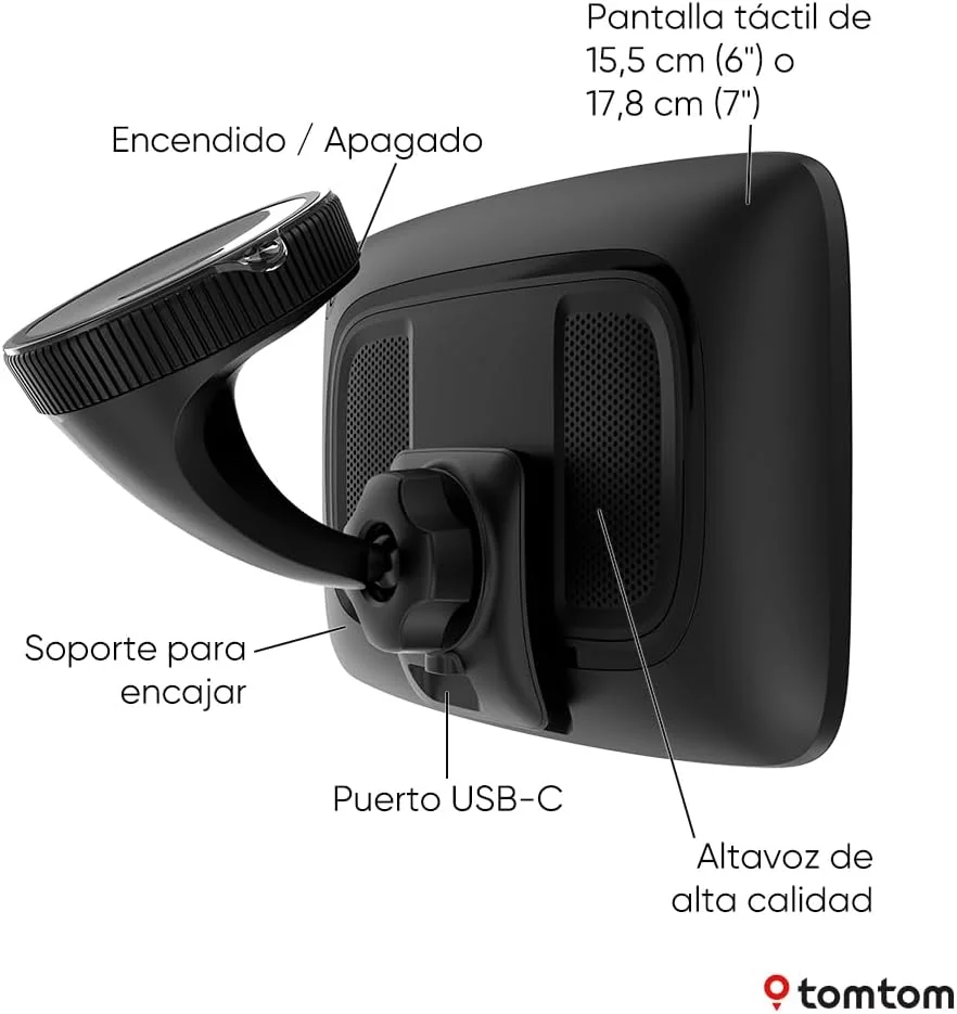 GPS TomTom GO Navigator 6" 2ª Geração com Ecrã 6 Polegadas e Mapas Mundo - Imagem 9