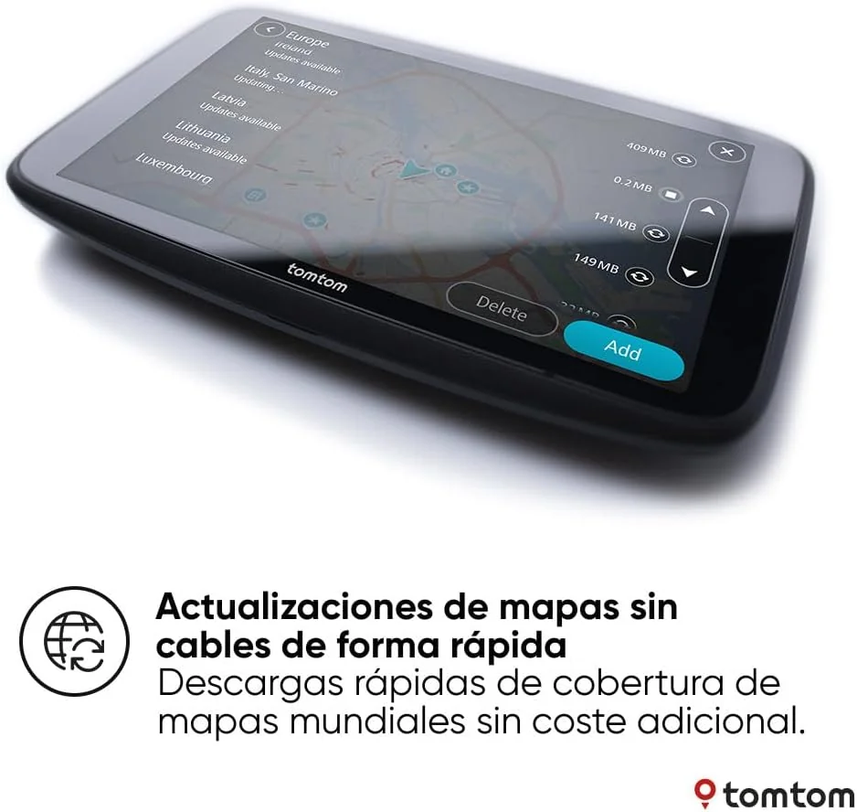 GPS para automóvel TomTom GO Superior 7" 32GB com mapas mundiais - Imagem 7