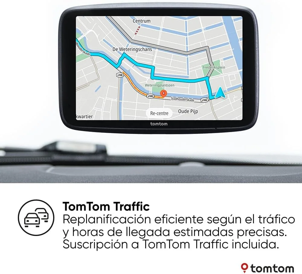 GPS para automóvel TomTom GO Superior 7" 32GB com mapas mundiais - Imagem 2