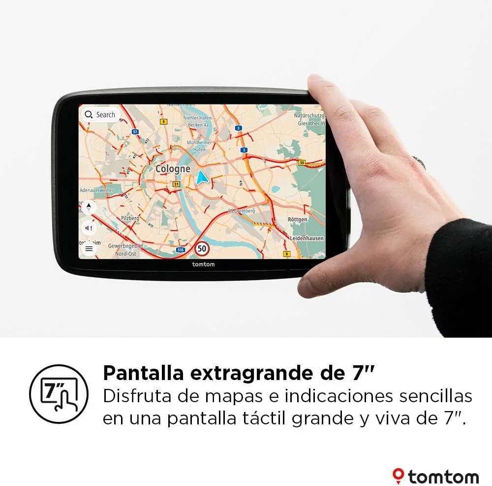 GPS TomTom GO Navigator 7" com Ecrã 7 Polegadas e Mapas Mundo Atualizáveis - Imagem 3