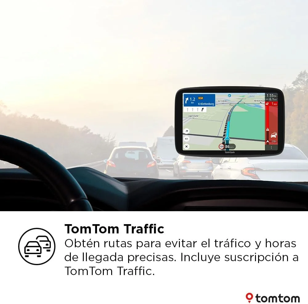 GPS TomTom GO Navigator 7" com Ecrã 7 Polegadas e Mapas Mundo Atualizáveis - Imagem 2