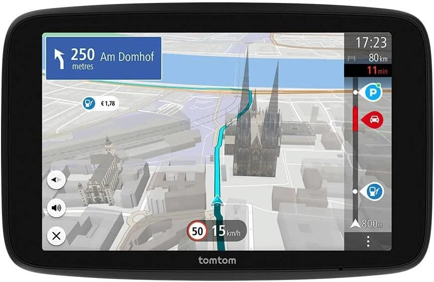 GPS TomTom GO Navigator 7" com Ecrã 7 Polegadas e Mapas Mundo Atualizáveis