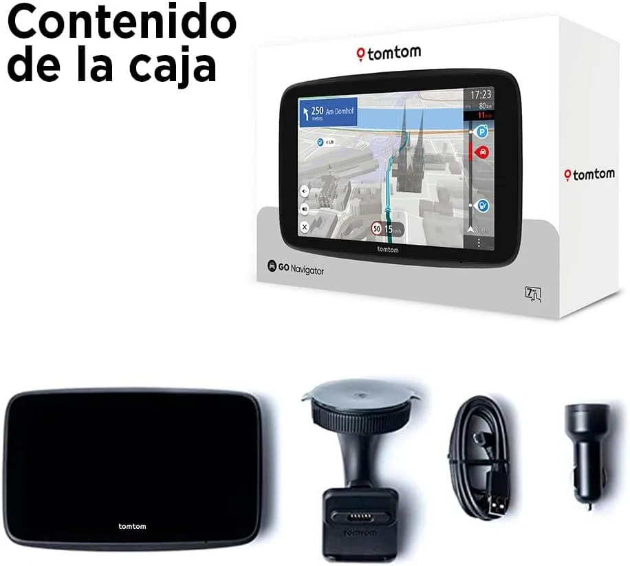 GPS TomTom GO Navigator 7" com Ecrã 7 Polegadas e Mapas Mundo Atualizáveis - Imagem 9