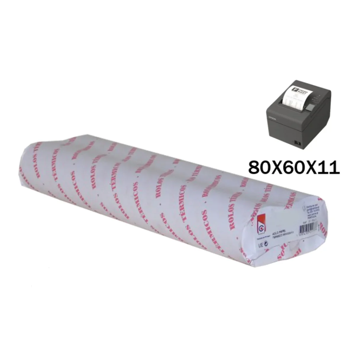 Rolos de papel térmico Birch 80x60x11mm pack 10 unidades - Imagem 3