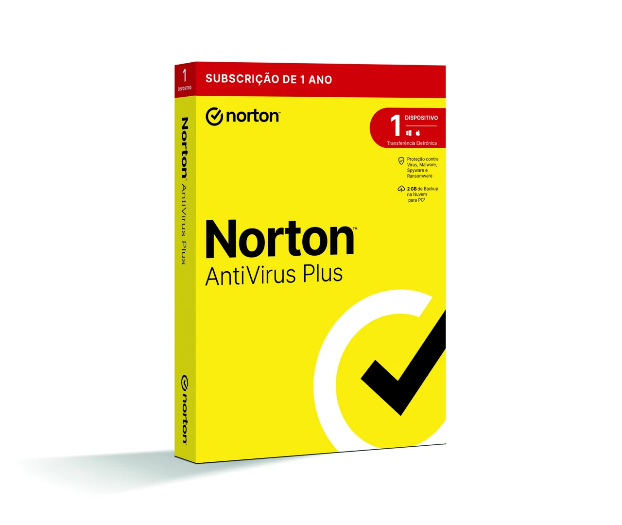 Pack 4 Licenças Norton Antivirus Plus 1 Utilizador 1 Dispositivo 12 Meses 2GB Cloud Backup - Imagem 1