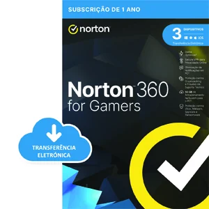 Pack 4 Licenças Norton 360 for Gamers 3 Dispositivos Anti-Phishing Gaming VPN Optimizado Latência ESD - Imagem 2