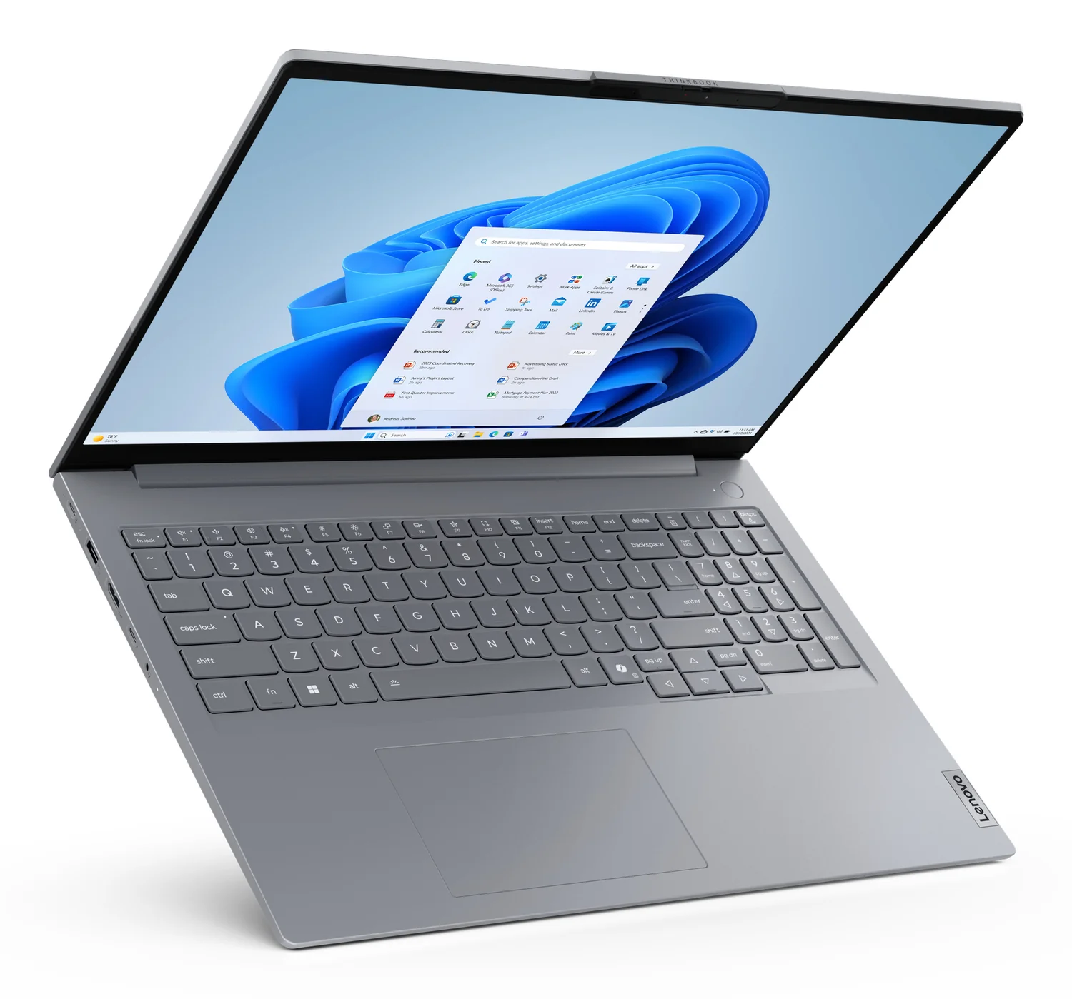 Portátil Lenovo ThinkBook 16 G8 Intel Core Ultra 5 135H 16GB 512GB SSD 16" WUXGA Windows 11 Pro Cinzento - Imagem 8