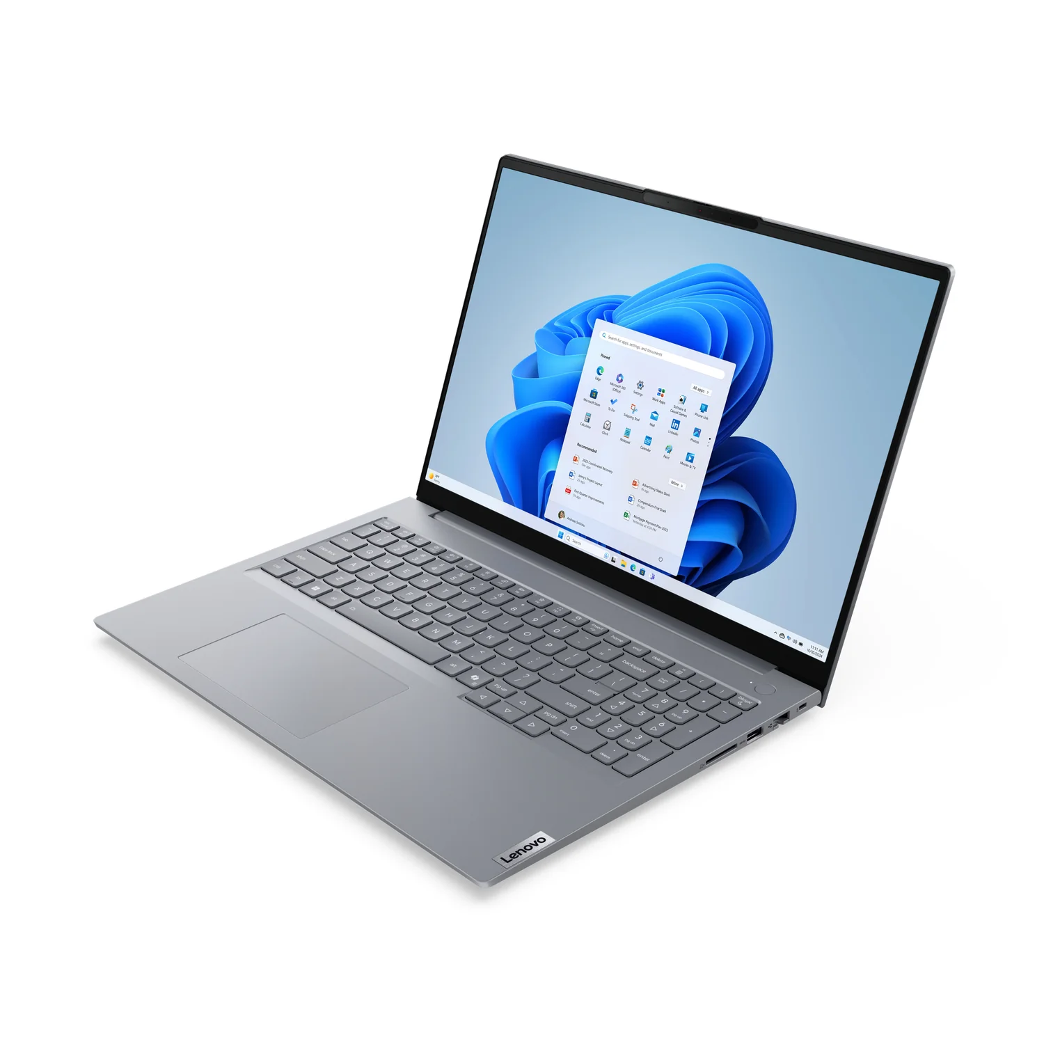Portátil Lenovo ThinkBook 16 G8 Intel Core Ultra 5 135H 16GB 512GB SSD 16" WUXGA Windows 11 Pro Cinzento - Imagem 3