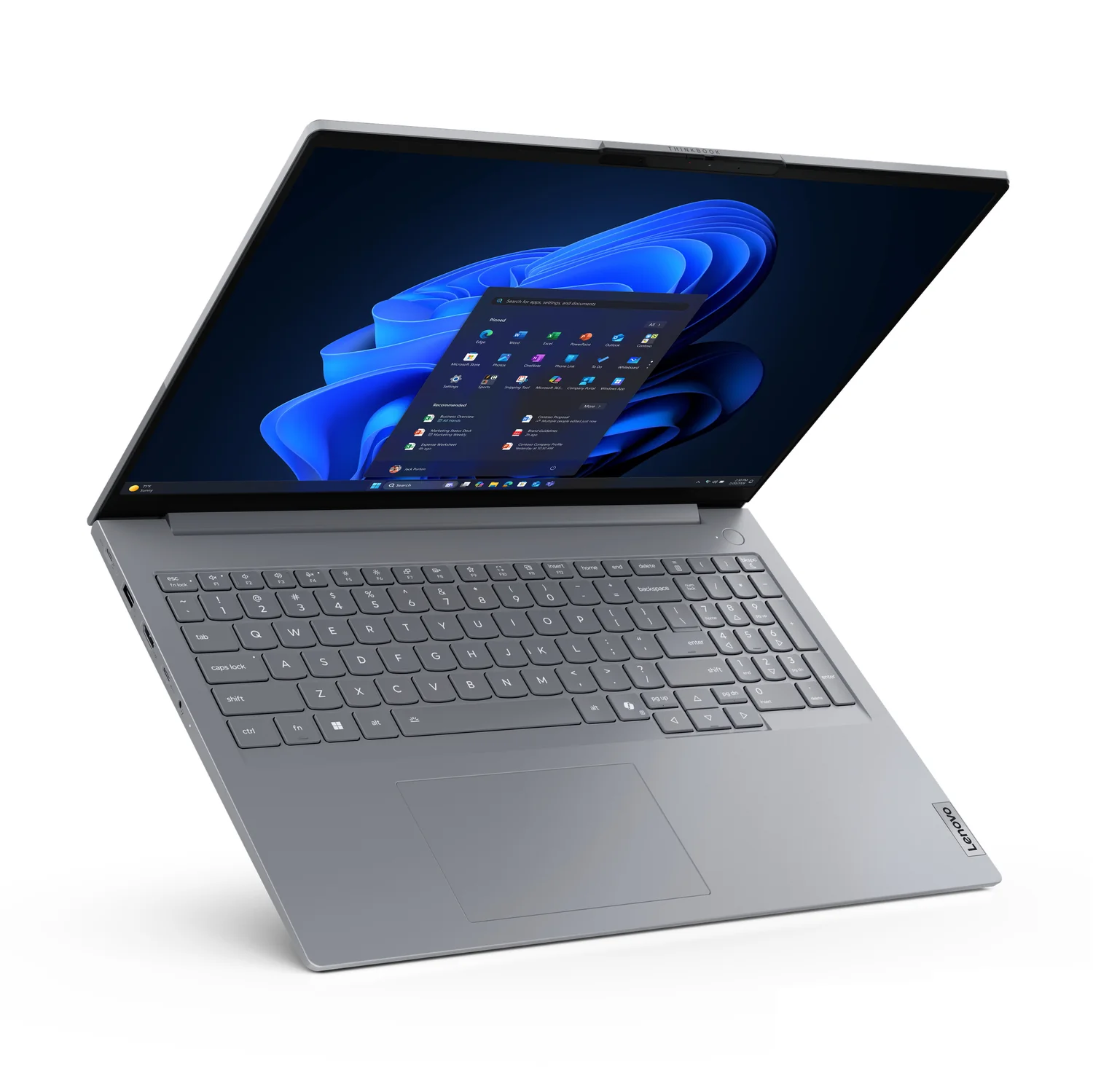 Portátil Lenovo ThinkBook 16 Gen 9 16" WUXGA AMD Ryzen 7 250 32GB 512GB SSD Wi-Fi 7 Windows 11 Pro Cinzento - Imagem 8