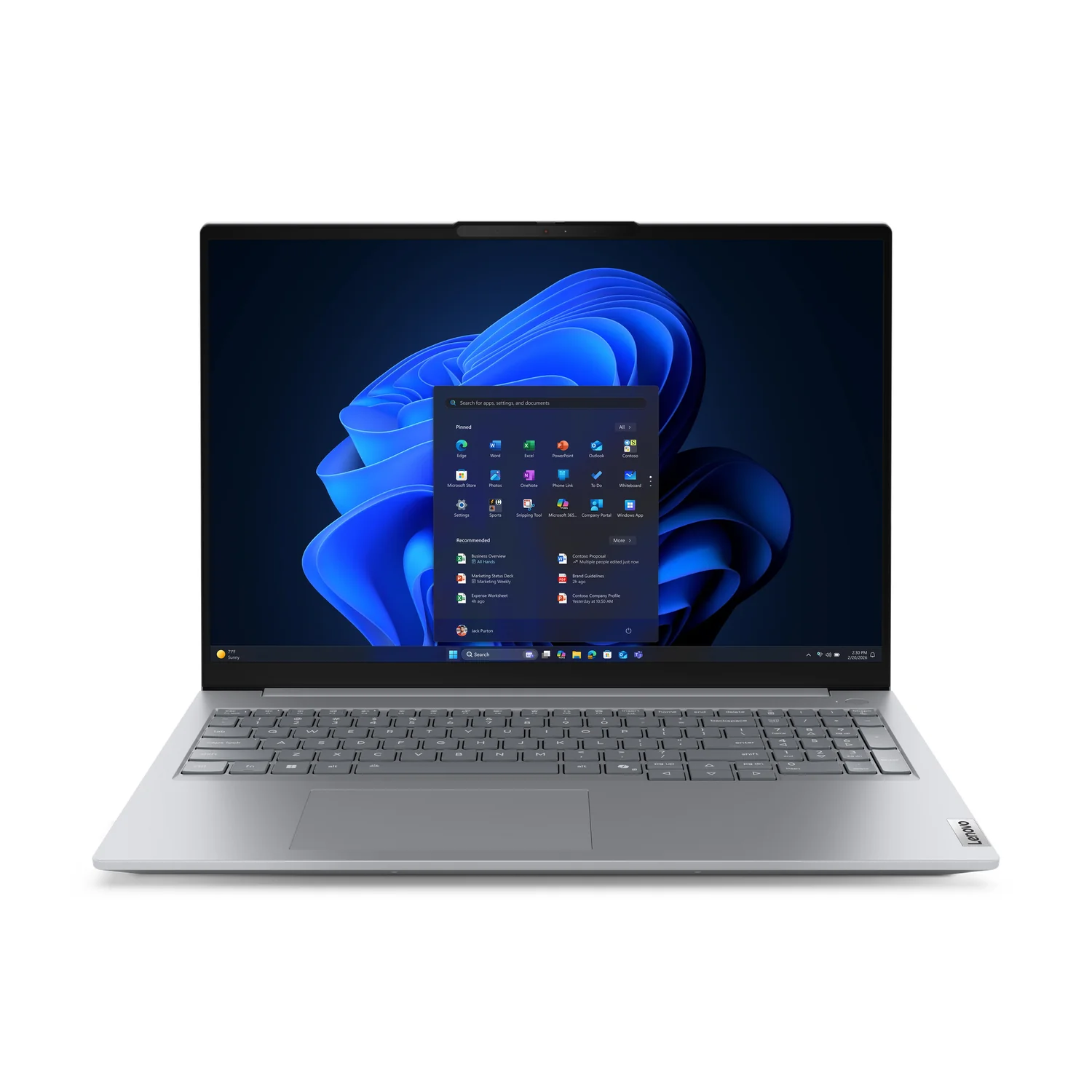 Portátil Lenovo ThinkBook 16 Gen 9 16" WUXGA AMD Ryzen 7 250 32GB 512GB SSD Wi-Fi 7 Windows 11 Pro Cinzento