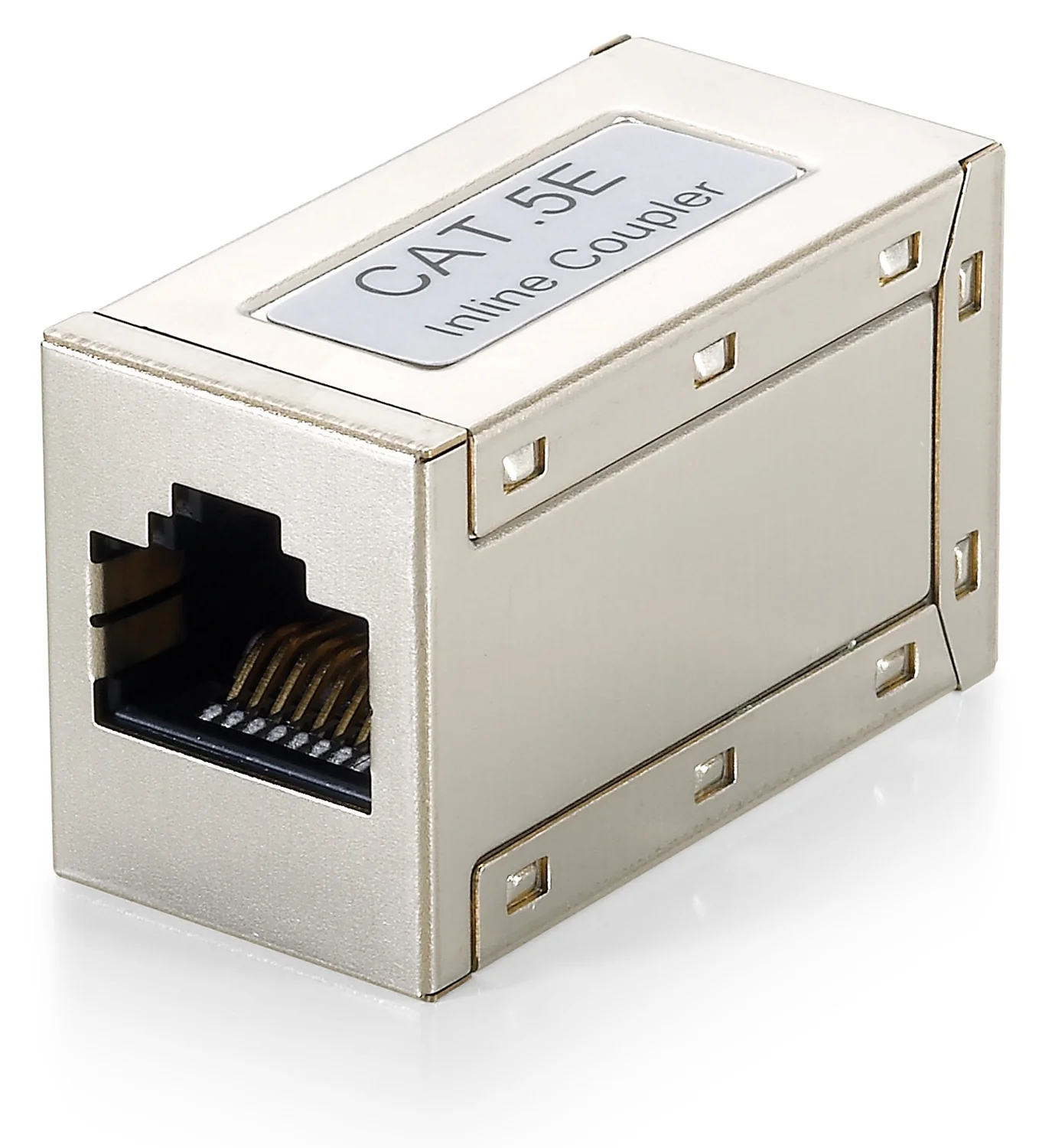 Adaptador de rede Equip 221159 acoplador RJ-45 fêmea/fêmea Cat5e blindado