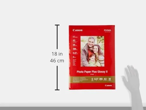 Papel Fotográfico Canon Photo Paper Plus PP-201 A3 Alto-Brilho 260g/m² (20 folhas) - Imagem 3