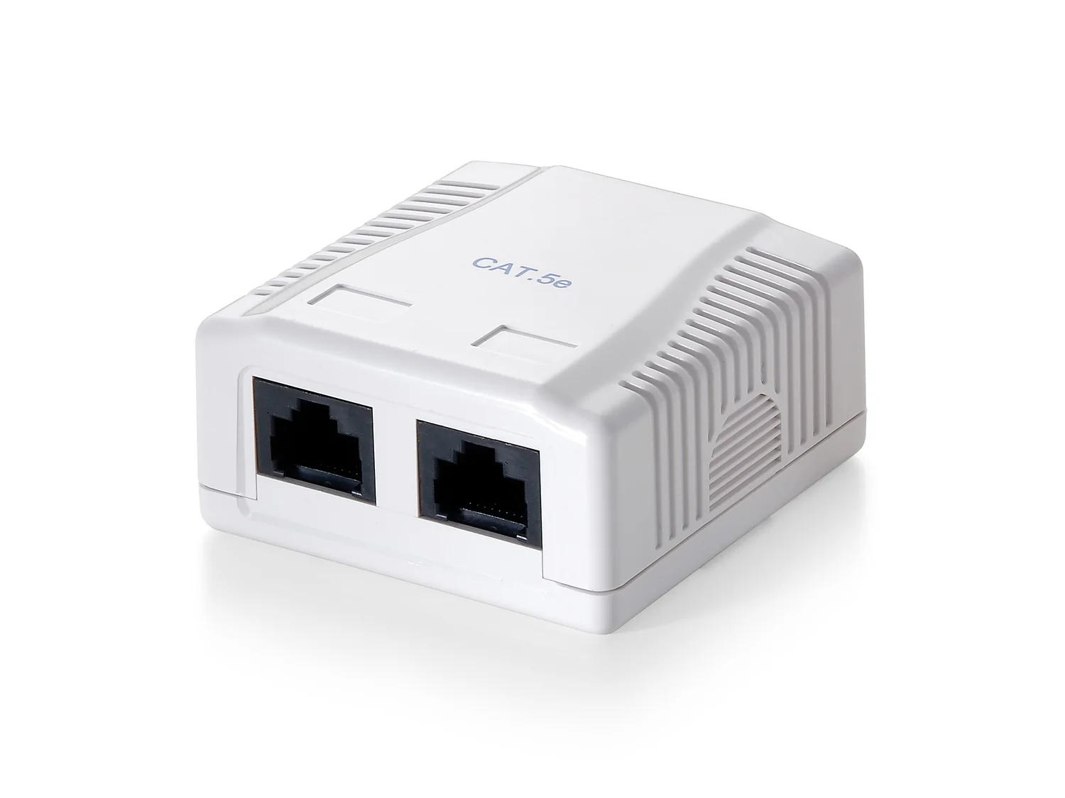 Caixa de Superfície Equip 2 Portas RJ-45 Cat.6 UTP para Montagem em Parede Branca