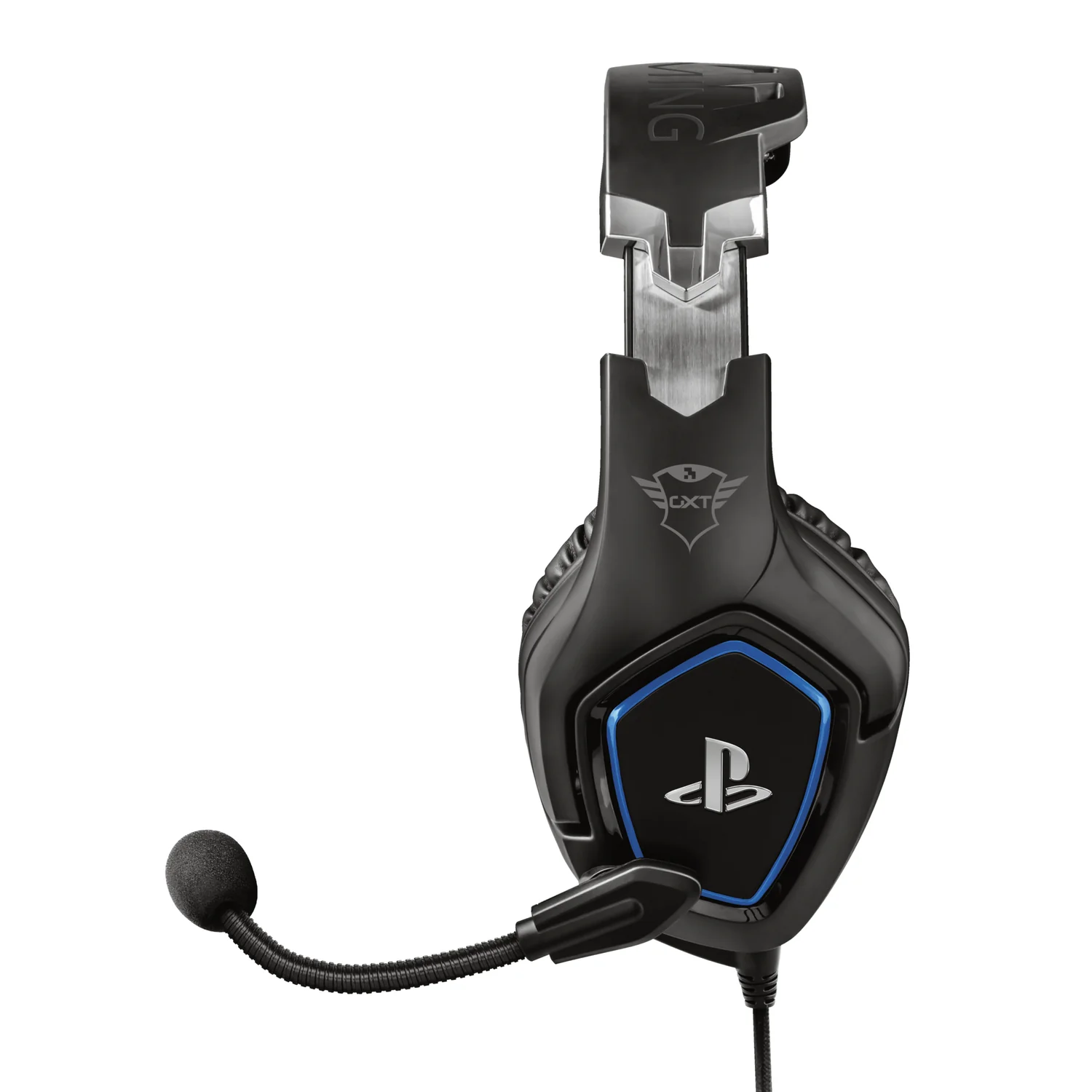 Auscultadores Gaming Trust GXT 488 Forze para PS4 com Microfone Amovível — Preto - Imagem 4