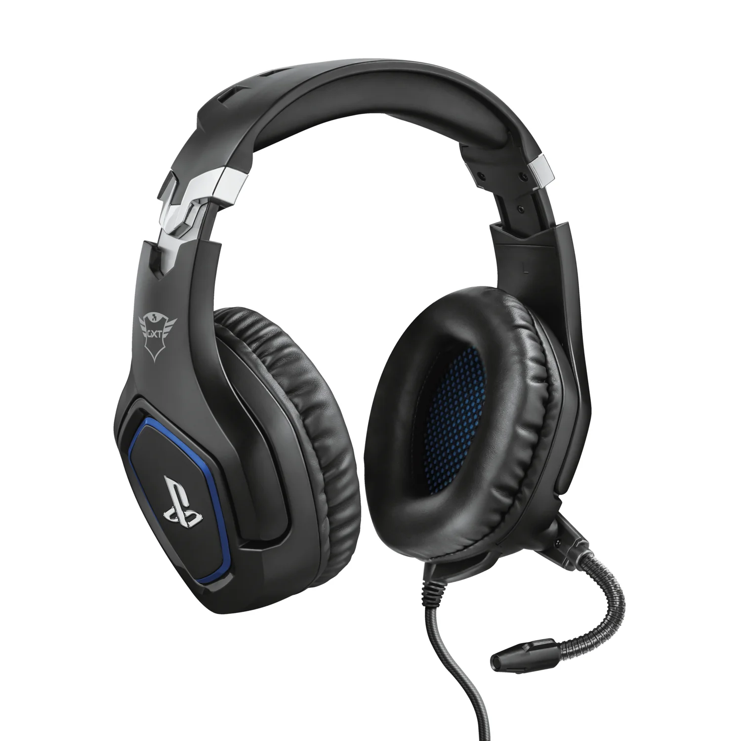 Auscultadores Gaming Trust GXT 488 Forze para PS4 com Microfone Amovível — Preto - Imagem 1