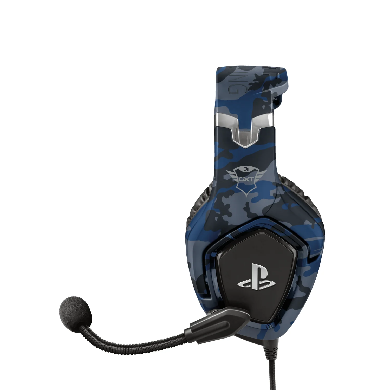 Auscultadores Gaming Trust GXT 488 Forze-B para PS4 com Microfone Amovível — Preto/Azul - Imagem 5
